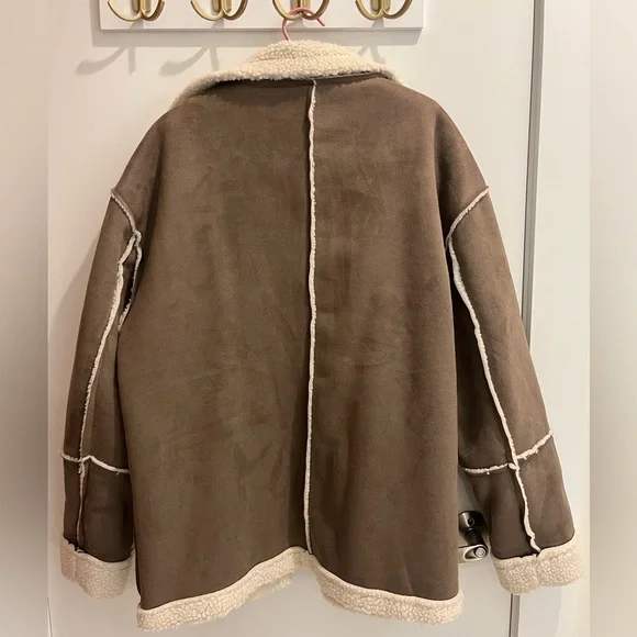 -SOLD- Shearling Coat - Picture 2 of 3